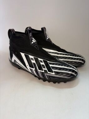 adidas Freak Spark 23 Laceless Football Cleats Core Black/Cloud White Size 12